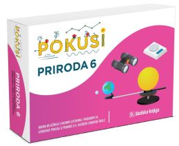 POKUSI - PRIRODA 6; (KUTIJA) radna bilježnica. PRIRODA 6 s radnim listovima i priborom za izvođenje pokusa iz prirode za 6. razred osnovne škole