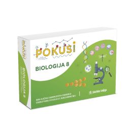 POKUSI - BIOLOGIJA 8; (KUTIJA) radna bilježnica s radnim listovima i priborom za izvođenje pokusa iz biologije za osmi razred osnovne škole
