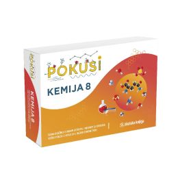 POKUSI - KEMIJA 8; (KUTIJA) radna bilježnica s radnim listovima i priborom za izvođenje vježbi i pokusa iz kemije za osmi razred osnovne škole