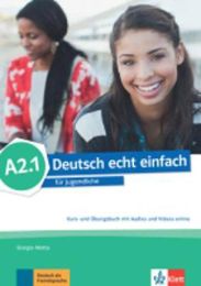 DEUTSCH ECHT EINFACH A2.1; udžbenik za njemački jezik