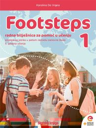 FOOTSTEPS 1 - PP; radna bilježnica engleskog jezika za pomoć u učenju petom razredu osnovne škole