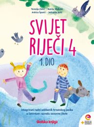 SVIJET RIJEČI 4; komplet 1. i 2. dio, integrirani radni udžbenik hrvatskoga jezika u četvrtom razredu OŠ