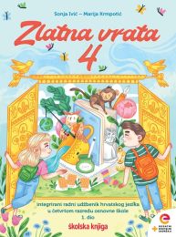 ZLATNA VRATA 4; komplet 1. i 2. dio, integrirani radni udžbenik hrvatskoga jezika u četvrtom razredu OŠ