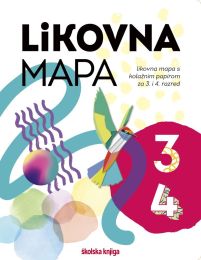 LIKOVNA MAPA 3 i 4; likovna mapa s kolažnim papirom za 3. i 4. razred OŠ