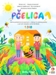PČELICA 1 - PP; komplet 1. i 2. dio, radna početnica za pomoć u učenju hrvatskog jezika u prvom razredu osnovne škole
