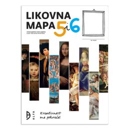 LIKOVNA MAPA 5-6; mapa s kolaž i raster papirima za 5. i 6. razred