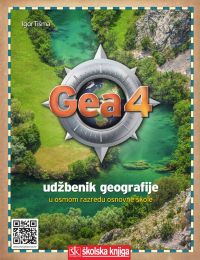 GEA 4; udžbenik geografije s višemedijskim nastavnim materijalima u 8. razredu OŠ.