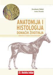ANATOMIJA I HISTOLOGIJA DOMAĆIH ŽIVOTINJA; udžbenik za 1. razred srednjih veterinarskih škola