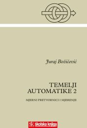 TEMELJI AUTOMATIKE 2; mjerni pretvornici i mjerenje: udžbenik 2. ? 4. razred