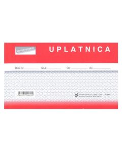 I-1/NCR UPLATNICA; Blok 150 listova, 16,5 x 10 cm