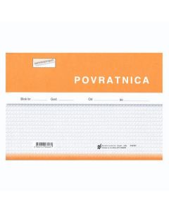 I-19/NCR POVRATNICA; Blok 3 x 50 listova, 21 x 14,8 cm