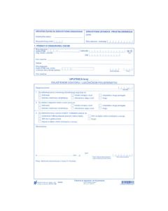 III-1-108 UPUTNICA BROJ ____ LIJEČNIČKOM POVJERENSTVU (S NALAZOM, OCJENOM I MIŠLJENJEM); Komplet 3 lista, 21 x 29,7 cm