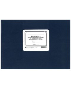 III-3-11 EVIDENCIJA O NABAVLJENIM I IZDANIM LIJEKOVIMA; Knjiga 100 stranica, 29,7 x 21 cm