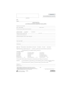 V-433 UPUTNICA ZA UTVRĐIVANJE ZDRAVSTVENE SPOSOBNOSTI NOĆNOG RADNIKA (Obrazac NR - 1); List, 21 x 29,7 cm