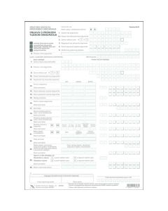 M-3 P/E PRIJAVA O PROMJENI TIJEKOM OSIGURANJA; Komplet 3 lista, 21 x 29,7 cm