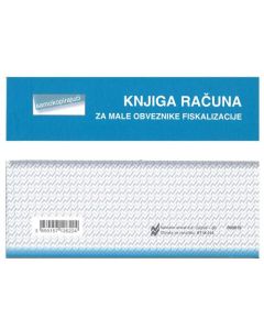 IX-410 KNJIGA RAČUNA ZA FISKALIZACIJU - MALI OBVEZNICI; Blok 3 x 50 listova, 14,5 x 10 cm