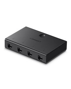 UGREEN Data Switch USB 2.0, 4 ulaza/1 izlaz, crni