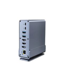 Roline VALUE Docking station USB-C, HDMI/DP 4K60, G-LAN, USB-A, USB-C, PD, SD/microSD, Audio