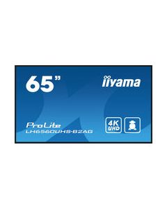 IIYAMA 65" LH6560UHS-B2AG 4K UHD (3840x2160) VA Signage 24/7, 500 cd/m2, 5000:1, Android OS, E-Share, iiSignage2