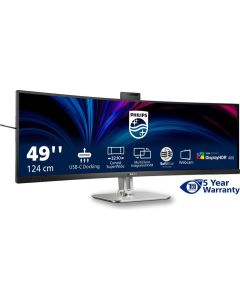 Philips 49" 49B2U6900CH/00 DUAL QHD (5120x1440) VA CURVED 32:9, HRD400, 75 Hz , 4ms, 450cd/m2, HDMI/DP/USB/USB-C/LAN, WEB-cam, PD 140W, zvučnici, crni