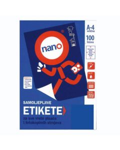 Etikete za laserske i ink-jet pisače Nano, N-04, 35,6x16,9 mm, 100/1