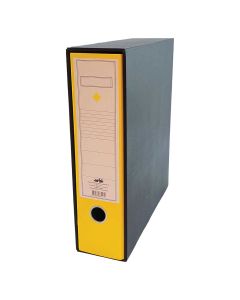 Registrator s kutijom A4, 8 cm, Eko, Orbi, žuti