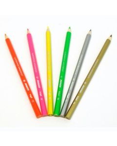Bojica drvena Jolly Kinderfest neon narančasta
