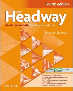NEW HEADWAY 4th EDITION PRE-INTERMEDIATE WORKBOOK; radna bilježnica za engleski jezik