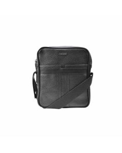 Torba za na rame, muška, 15-0284-1007, crna, dimenzije 20 x 17 x 5 cm