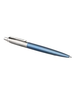 Olovka kemijska Parker Jotter, waterloo blue CT, vrh medium, plava tinta