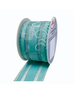 Vrpca kolut dimenzije 2m X 40 mm plavo sivo cvijeće Herlitz