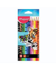 Bojice drvene Maped Color'Peps Animals trobridne 12/1 MAP832212FC