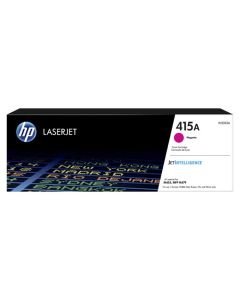 Toner HP415A ,magenta, za pisače HP CLJ Pro M454dn,CLJ ProMFP M479dw,CLJ Pro MFP M479fdw ,CLJ Pro Pro M454dw,CLJ Pro MFP M479fdn,CLJ Pro M479fnw;mogućnost ispisa do 2100 stranica pri 5% pokrivenosti tonerom po jednoj A4 stranici