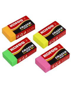 Gumica za brisanje Kores KE-30 Neon, sortirane boje