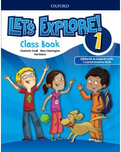 LET'S EXPLORE 1; Class book with eBook, udžbenik za engleski jezik 1. razred osnovne škole, 1. godina učenja