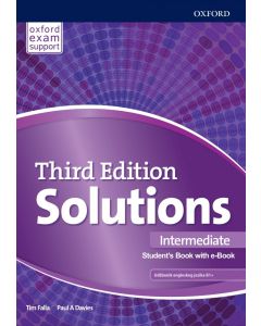SOLUTIONS THIRD EDITION INTERMEDIATE; Class book with eBook, udžbenik engleskog jezika B1+