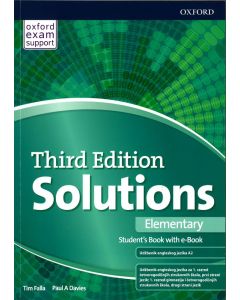 SOLUTIONS THIRD EDITION ELEMENTARY; Class book with eBook, udžbenik engleskog jezika A2