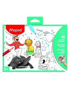 Predložak za bojenje s igrom Maped, 150 x 210 mm, 20/1 sortirano