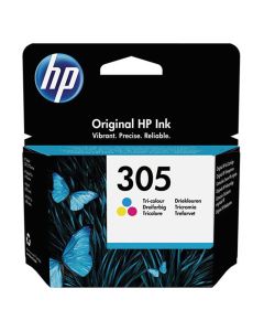 TINTA HP305 TRICOLOR za pisaće HP DeskJet2720 3XV18B, HP DeskJet 2721 7FR54B, mogućnost ispisa do 120 str.