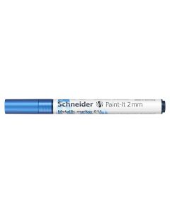Flomaster Schneider, Paint-It metalik marker 011, 2 mm, plavi