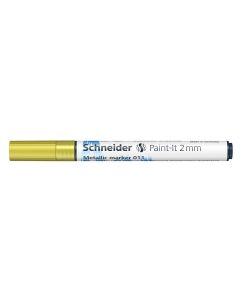 Flomaster Schneider, Paint-It metalik marker 011, 2 mm, žuti