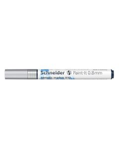 Flomaster Schneider, Paint-It metalik marker 010, 0,8 mm, srebrni
