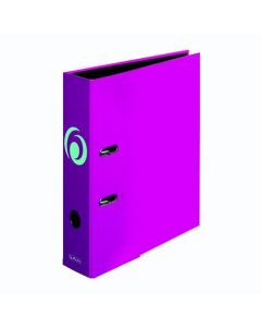 Registrator samostojeći A4, 8 cm, maX.file Color Blocking, Herlitz, rozi