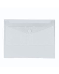 Kuverta s dugmetom, A4, PP, s 2 džepa za CD, Herlitz, bijela