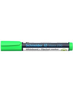 Flomaster Schneider, marker za bijelu ploču, Maxx 290, 2-3 mm, svjetlozeleni