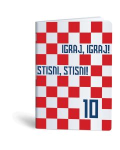 Bilježnica A4 32 listova karo Igraj moja Hrvatska