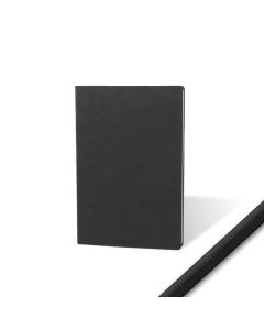 Notes A5 Nubuck eco, crni