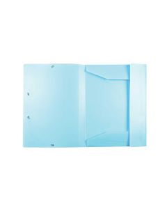 Fascikl A4 PP s gumicom, 75822, Spree plavi pastel