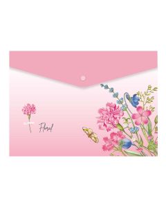 Kuverta A5 PP s dugmetom, Spree art.74120 Floral