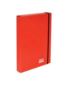 Fascikl kartonski Spree s klapnama i gumicom, 230X315X40 mm, crveni